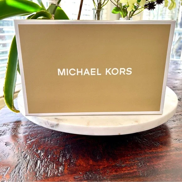 NWT Michael Kors Black Jetset Signature Logo Envelope Wristlet - Picture 12 of 13